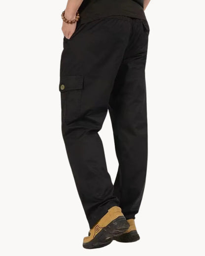 Adrie - premium fleece comfort cargobroek voor heren