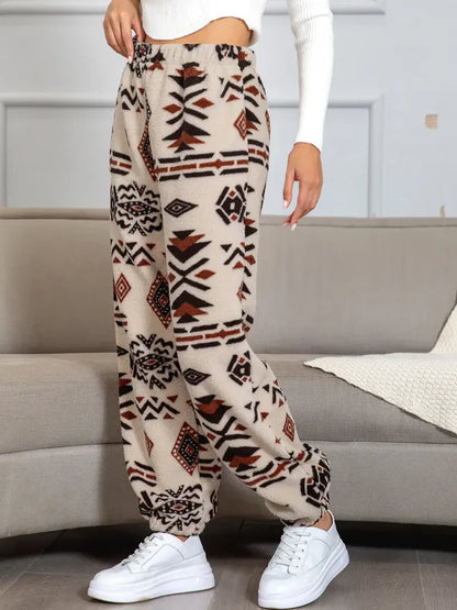 Darien - gezellige joggingbroek met azteeks patroon
