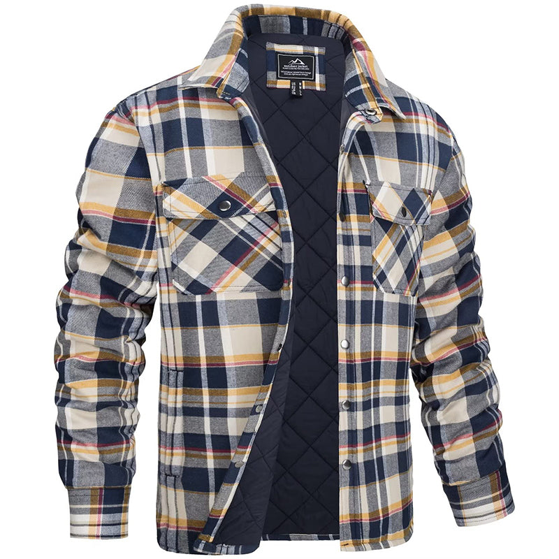 James - cosy flanellen comfortjack voor heren