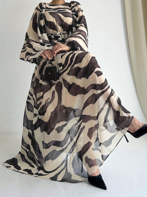 Zola | maxi-jurk met riem