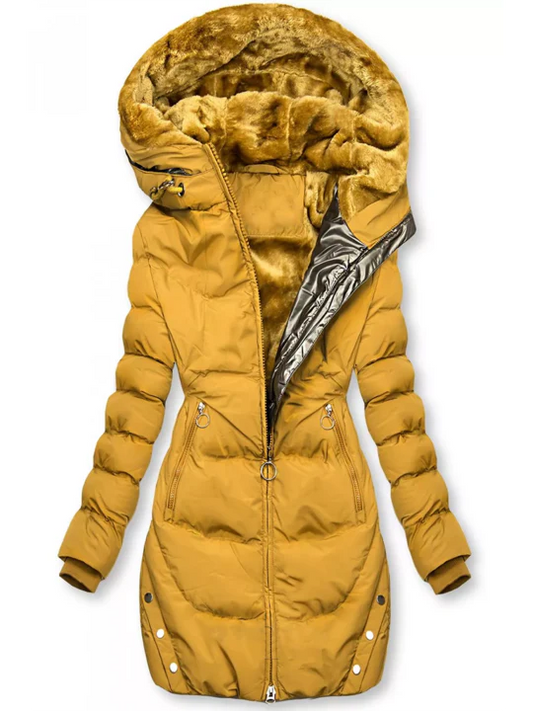 Gevoerde winterjas voor dames
