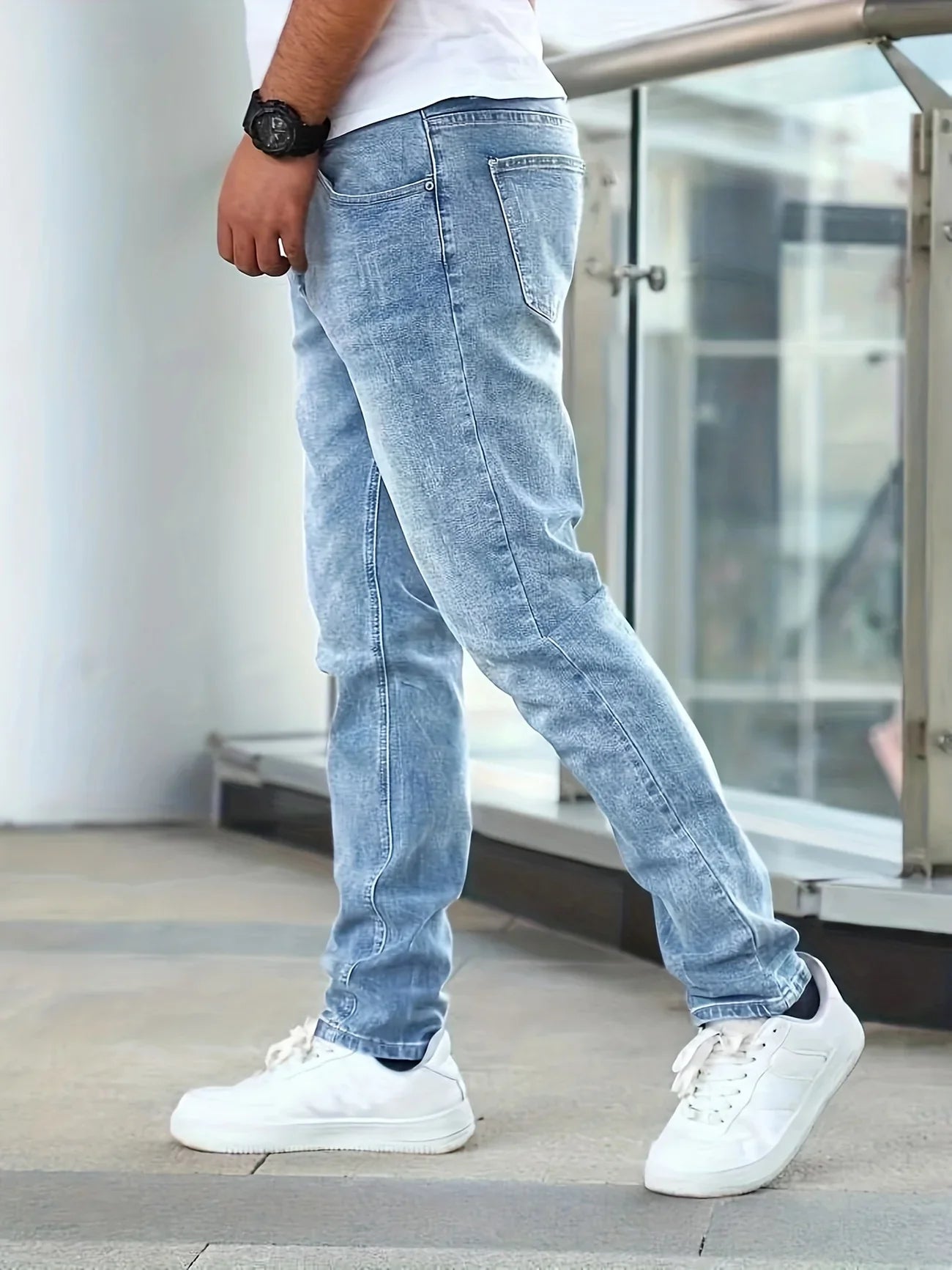 Jackson - stijlvolle katoenen denim broek