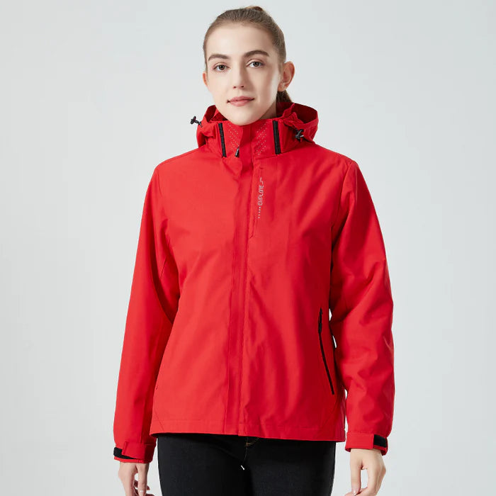 Hettie - unisex afneembaar winddicht jack