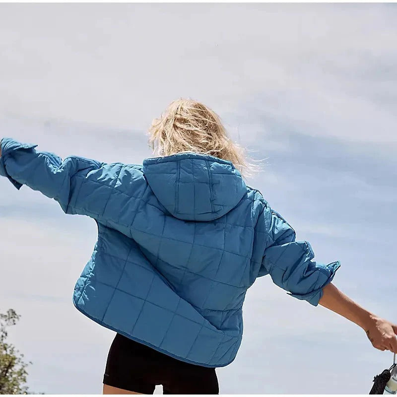 Frauke - casual dunne, maar warme jasjestrui voor dames