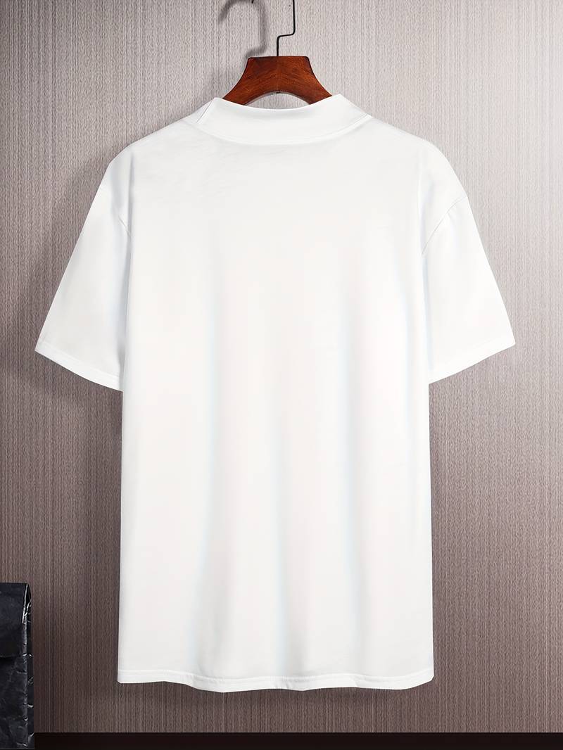 Radoslav - stijlvol t-shirt met opstaande kraag voor heren