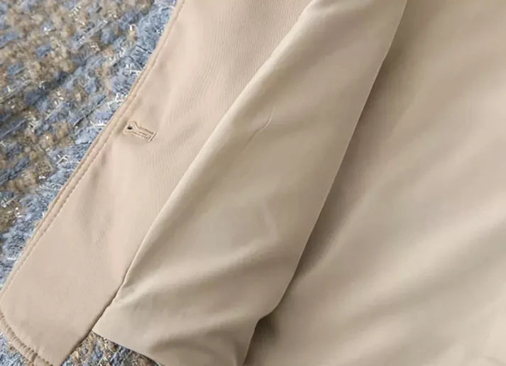 Tweed jasjes met franjes, knopen en praktische zakken voor dames