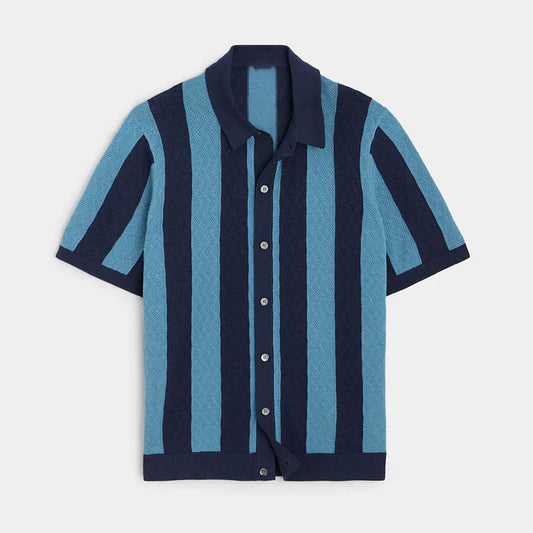 Egmont - elegant gestreept damespoloshirt