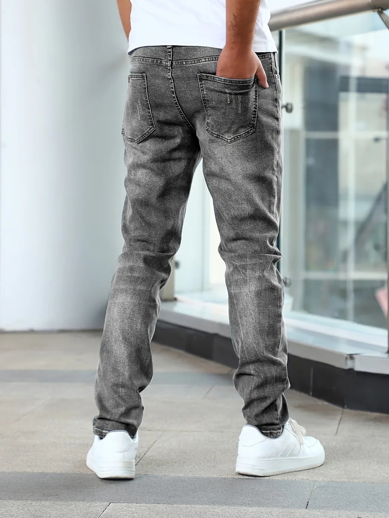Jackson - stijlvolle katoenen denim broek
