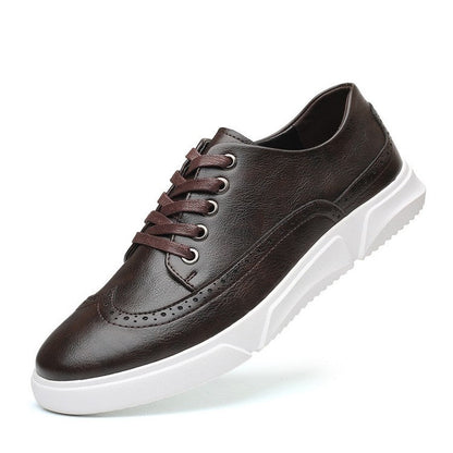 Elegante leren herensneakers voor smart-casual gelegenheden