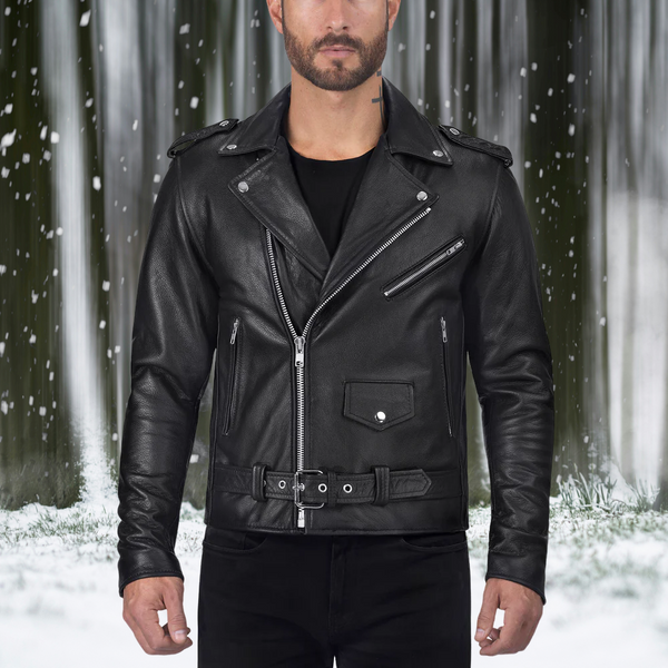 Henrik - leren herenjack