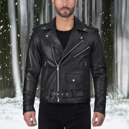 Henrik - leren herenjack