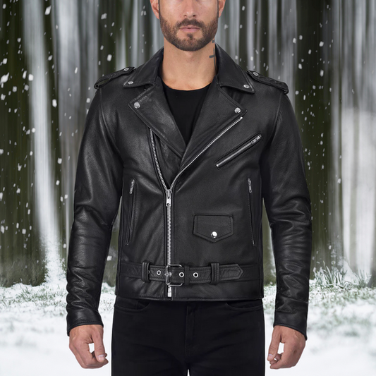 Henrik - leren herenjack
