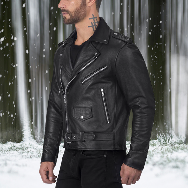 Henrik - leren herenjack