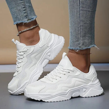 Emmeline - veelzijdige witte sneakers voor dames