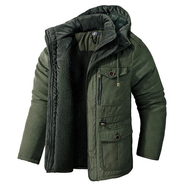 Robuuste herenjas met warme binnenvoering en stijlvol design