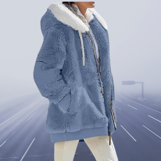 Oversized teddyjack voor dames | gezellig en warm | winterjas