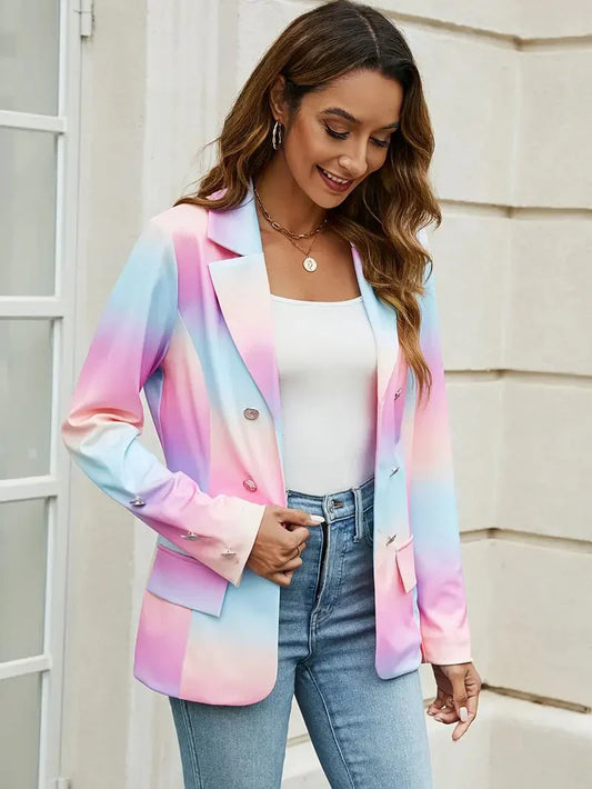 Kleurrijke - eenhoorn blazer voor de zomer | Tyla