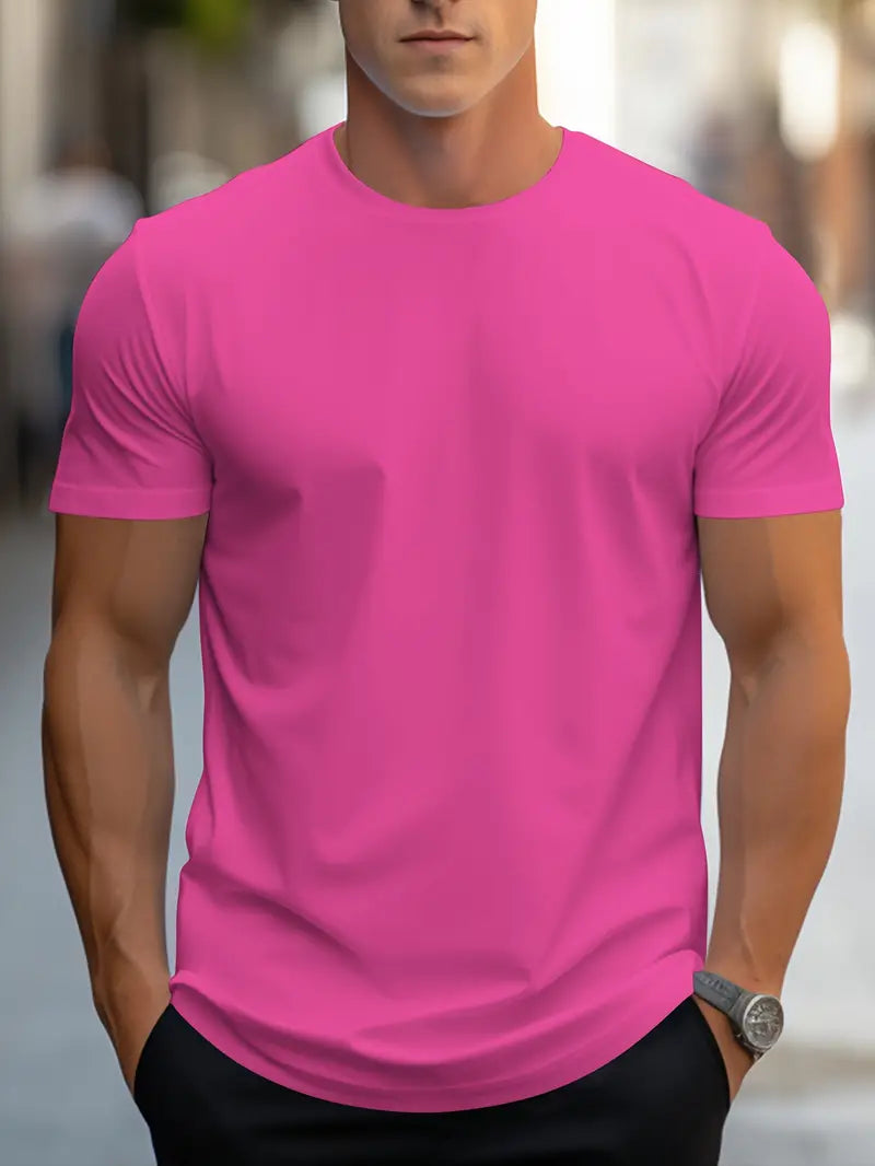 Aristos - klassiek heren-t-shirt met ronde hals
