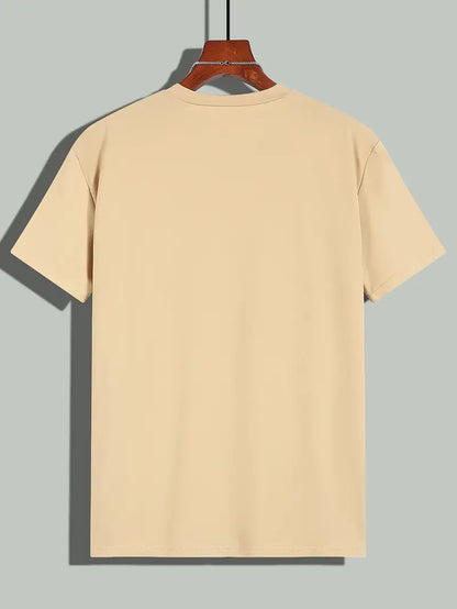 Aristos - klassiek heren-t-shirt met ronde hals