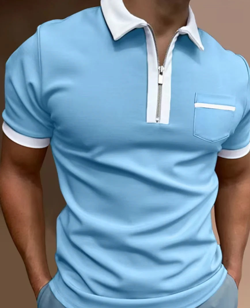 Godric - klassiek opvallend herenpoloshirt