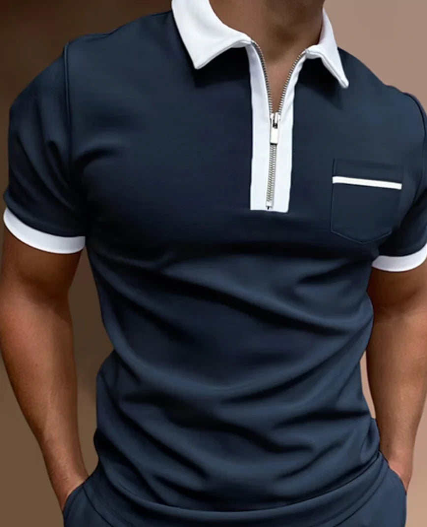 Godric - klassiek opvallend herenpoloshirt