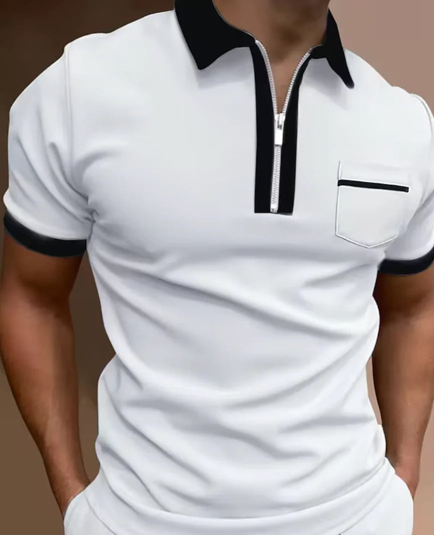 Godric - klassiek opvallend herenpoloshirt