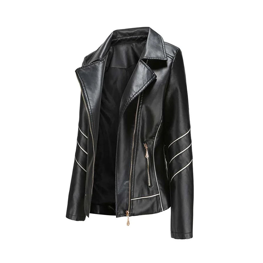 Hannie - elegant leren jack voor een verfijnde look