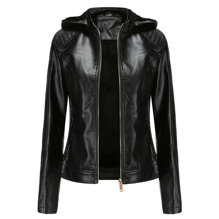 Mirjete - elegant leren jack voor een tijdloze look