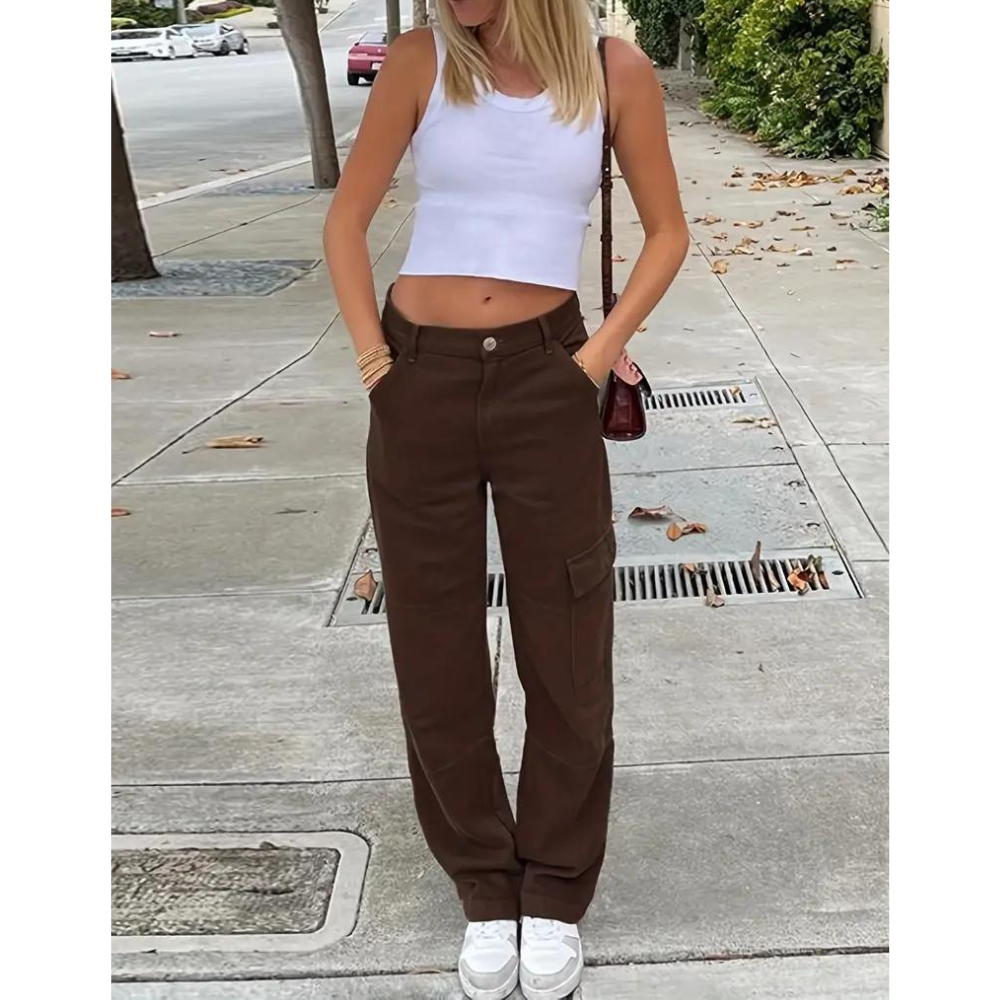 Senja - trendy damescargobroek voor een casual look
