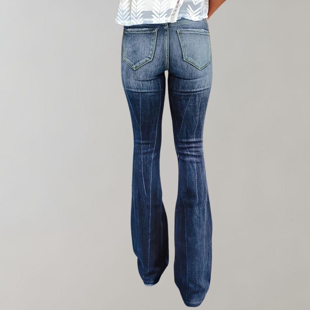 Pirkko - trendy wijd uitlopende broek met stijl en comfort