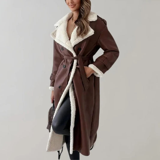 Buness - lange winterjas voor dames