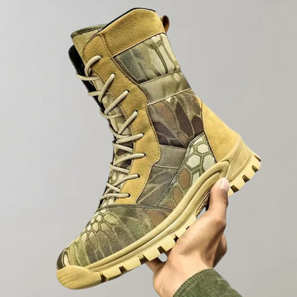 Comfortabele hoge wandelschoenen voor heren