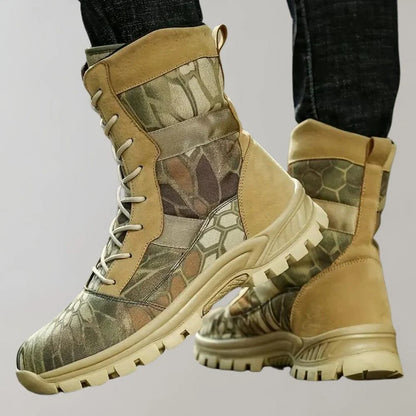 Comfortabele hoge wandelschoenen voor heren