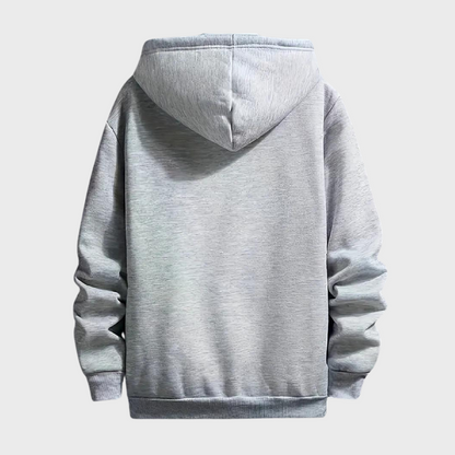 Melle - comfortabele fleece hoodie voor heren douillet