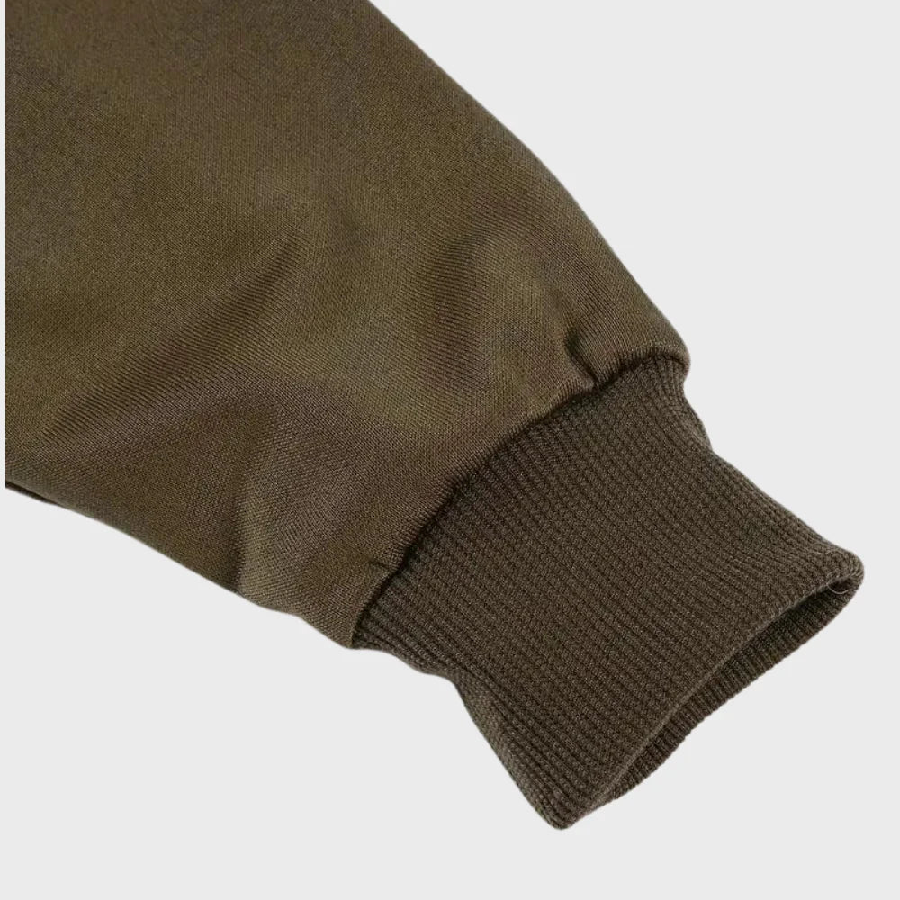 Herenhoodie met bergprint