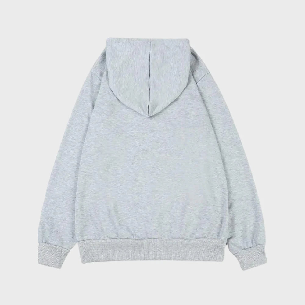 Herenhoodie met bergprint