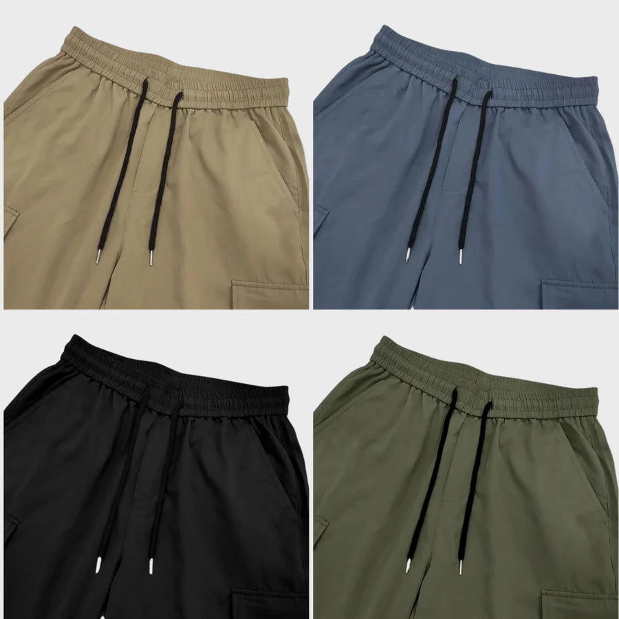 Asger - stijlvolle cargobroek voor heren met rechte pijpen