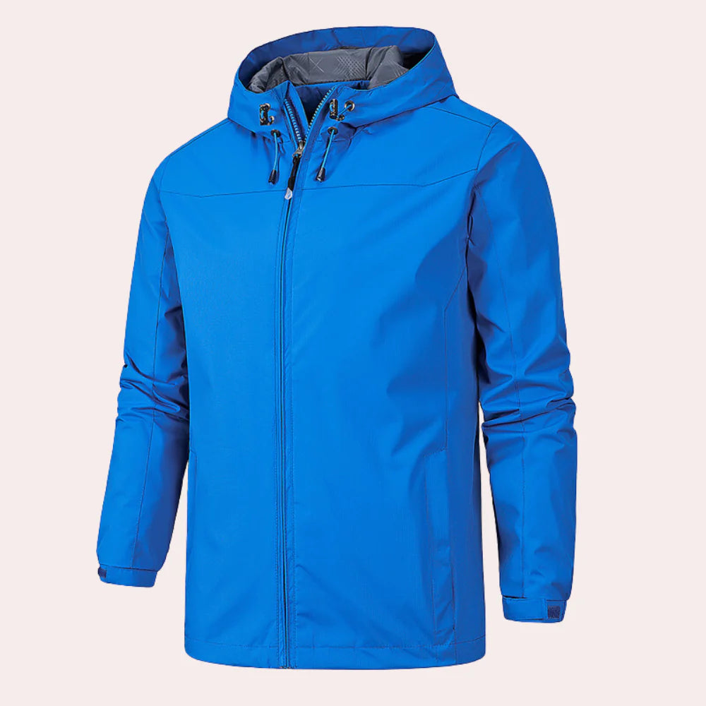 Windjack voor heren met capuchon