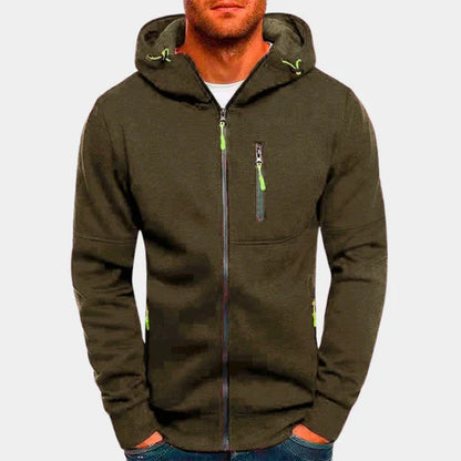Jacks - herensweatshirt met capuchon en ritssluiting