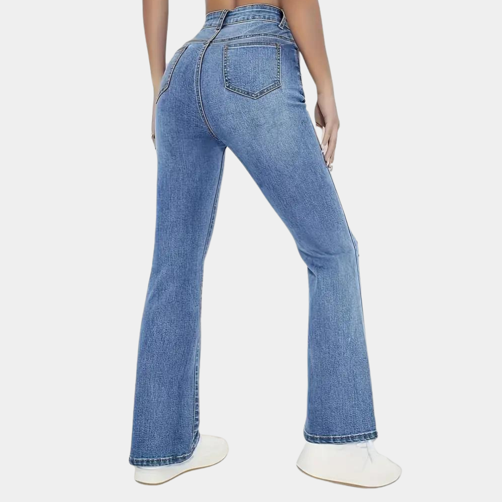 Pippa - stijlvolle damesjeans met een hoge taille voor een casual look