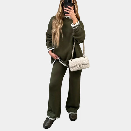 Eloisa - elegante tweedelige gebreide set voor dames