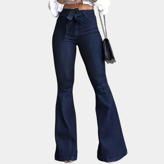 Elegante damesbroek met hoge taille - Terza flared style