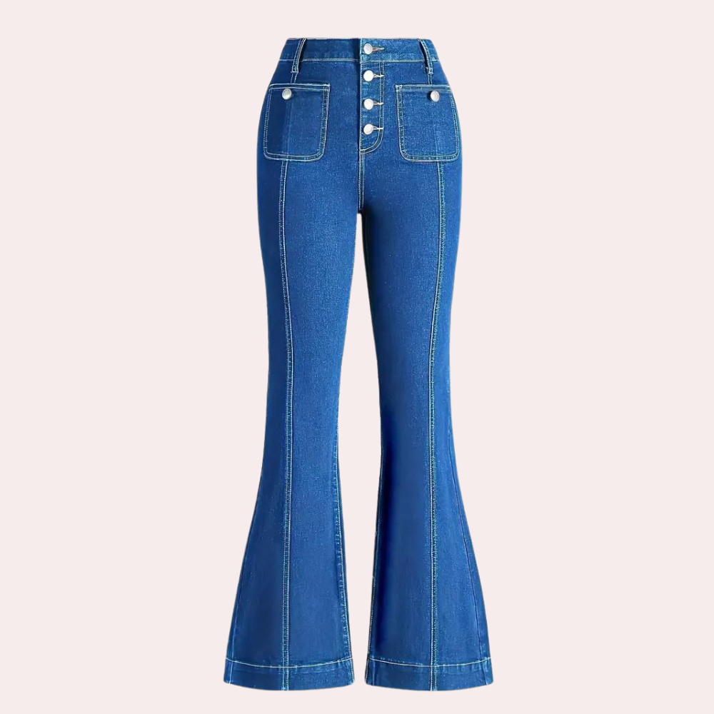 Chique hoge taille damesbroek van Pazienza - trendy en comfortabel!