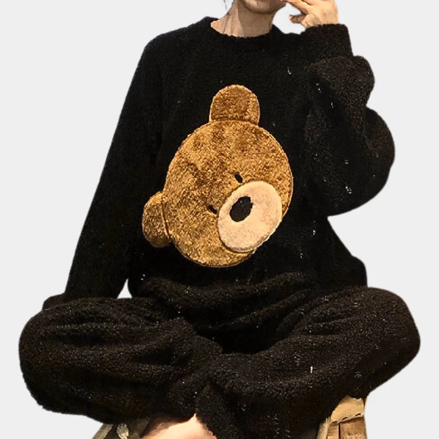 Schattige en comfortabele tweedelige damesoutfit