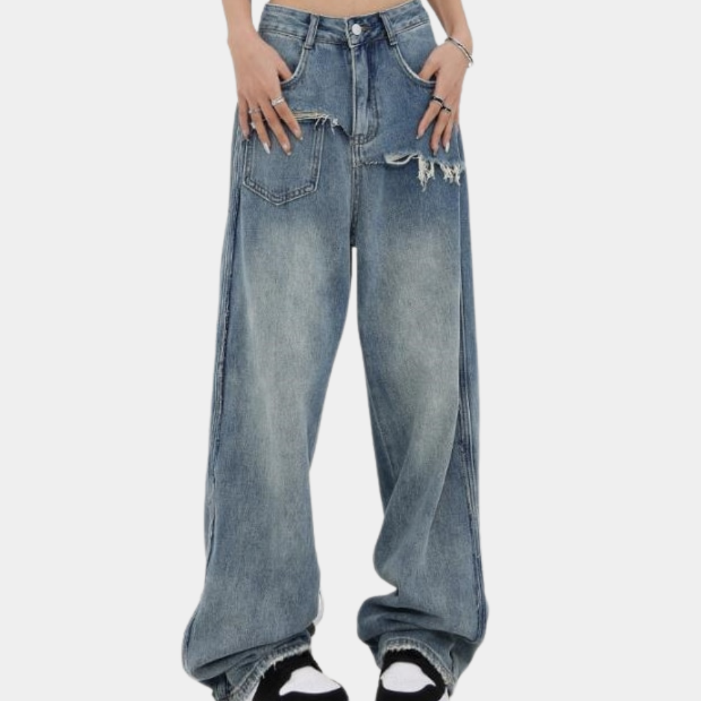 Stijlvolle denim jeans voor vrouwen