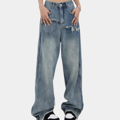 Stijlvolle denim jeans voor vrouwen