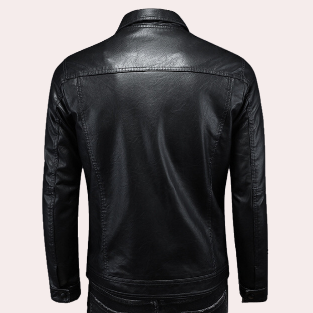 Stijlvol - modern bikerjack voor heren