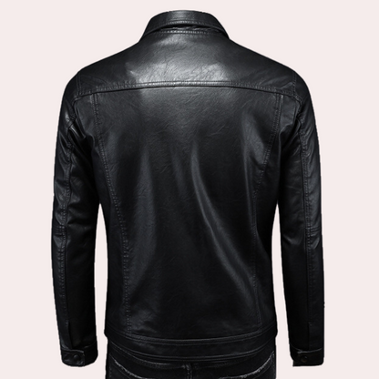 Stijlvol - modern bikerjack voor heren
