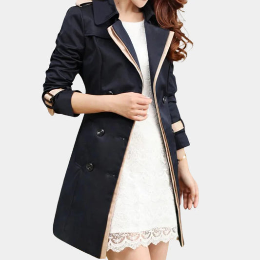 Elegante damestrenchcoat voor een verfijnde look