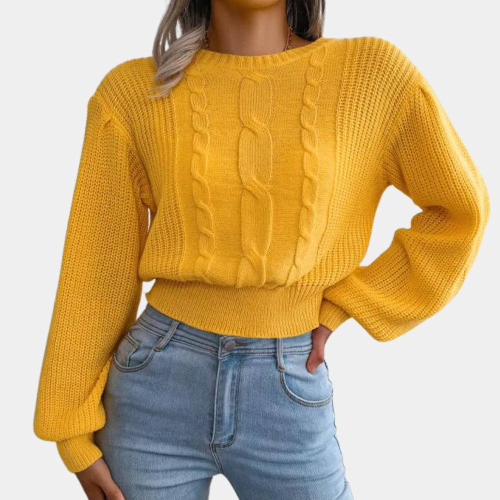 Silvana - comfortabele gebreide damestrui voor een gezellige look